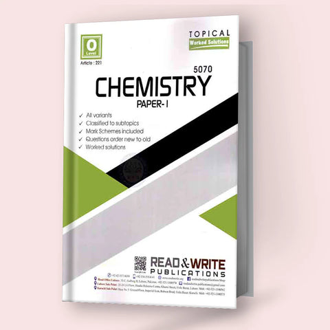 Cambridge O-Level Chemistry (5070) P-1 Topical Article 221[IS-A]