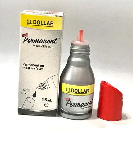 Dollar Red Permanent Ink 15ml [IP]