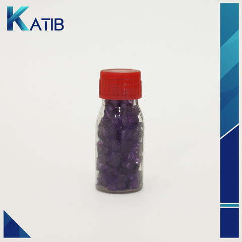 Purple Crystal Clear Crushed Fire Glass for Resin Art[1Pc][PD]