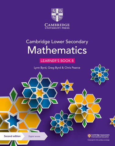 CAMBRIDGE LOWER SECONDARY MATHEMATICS LEARNER’S BOOK 8 WITH DIGITAL ACCESS (1 YEAR)