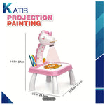 Unicorn Projector Painting Table Blackboard Pink [PD][1Pc]