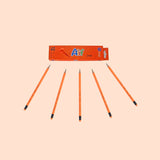 Tick ALIF Orange Eraser tip Pencil 12 PCS Pack (COB)