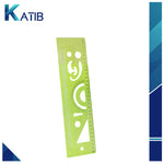 Alphabet Number Shapes Stencil scale [PD][1Pc]