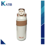 Cream Steel Water Bottle [PD][1PC]