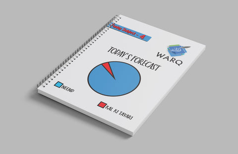 Warq Spiral Todays Work A4 4 Subject [IS]