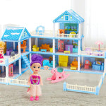 Doll House  Multi-Room Pretend Play Set for Kids [PD]