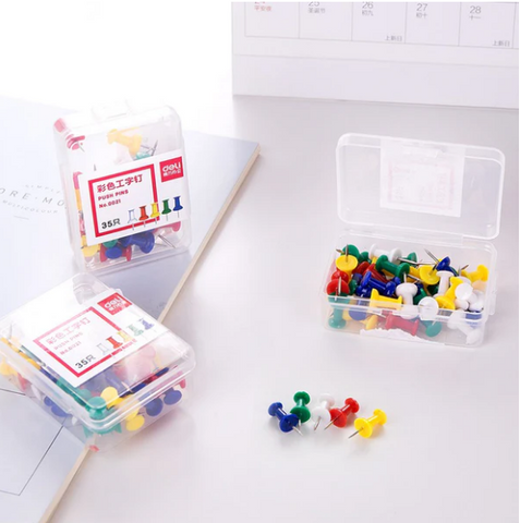 Deli E0021 Color Push Pin [IS][1Box]