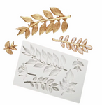 Leaf Shape Relief Plaster Mold[1Pc][PD]