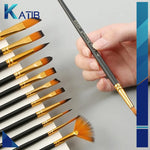 Keep Smiling Mix Artist Brush Set 12Pcs [PD][1Pc]