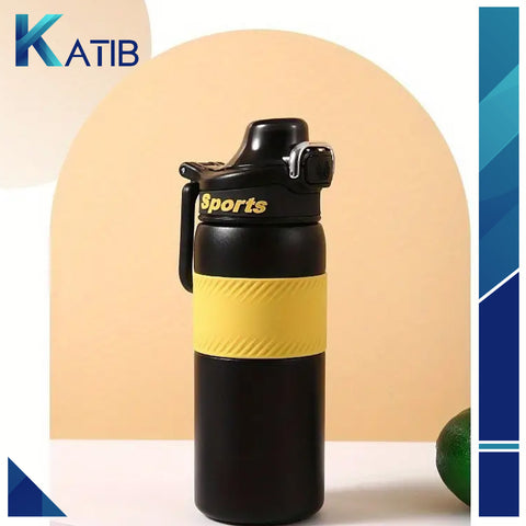 Stainless Steel Insulated Water Bottle Yellow [PD][1Pc]