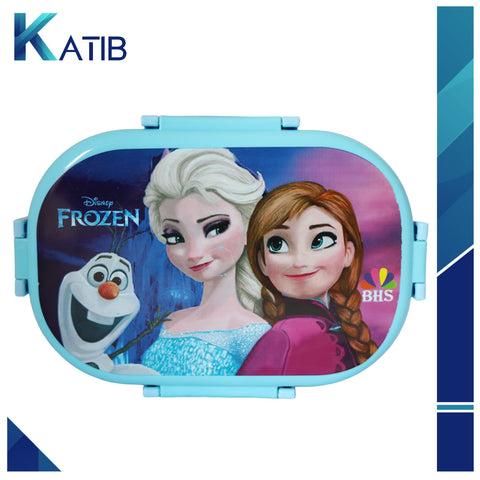 Frozen Lunch Box With Two Portions, Spoon & Fork [PD][1Pc]