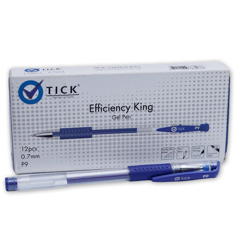 Tick Blue Gel Pen P9 0.7mm [IS][1Box]