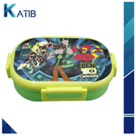 Ben 10 Lunch Box With Two Portions, Spoon & Fork [PD][1Pc]