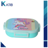 Unicorn Lunch Box With Two Portions, Spoon & Fork [PD][1Pc]