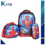 Spiderman Flip School Bag Trolley School Bag For Kids Backpack [PD][1Pc]