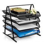 Heavy Duty Metal 4 Tier story Desktop Document Letter Tray [IS][1Pc]