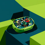 Ben 10 Lunch Box With Two Portions, Spoon & Fork [PD][1Pc]