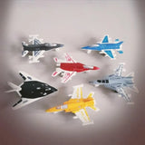 6pc Mini Diecast Fighter Jets Toy Set – Premium Military Aircraft  [PD]