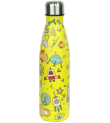 Yellow Stainless Steel Water Bottle 500ML [PD][1Pc]