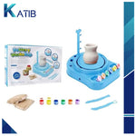 Pottery Wheel Kit for Kids, Handmade Artist Paint Pottery Studio[PD][1Pc]