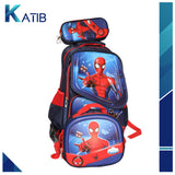 Spiderman Flip School Bag Trolley School Bag For Kids Backpack [PD][1Pc]