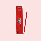 Tick ALIF RED Eraser tip Pencil 12 PCS Pack (COB)