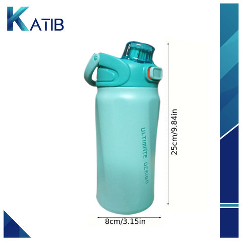 Green Steel Water Bottle [PD][1PC]