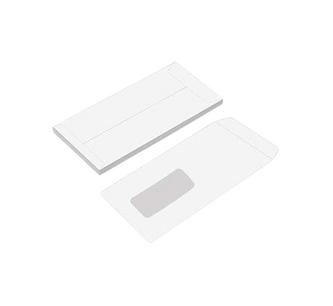 White Envelope 9x4 Small Window [IS][1Pc]