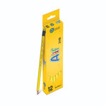 Tick ALIF Yellow Eraser tip Pencil 12 PCS Pack (COB)