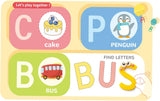 Alphabet Dough Tools Cutter Shape and Learn Letters and Language Dough Tools for Kids [PD]