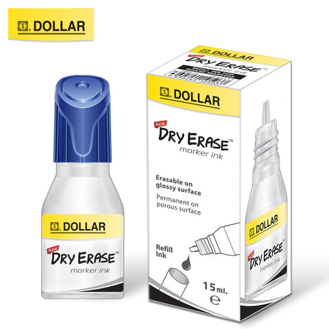 Dollar Blue Bottle Dry Erase Marker Ink 15ml  [IS][1Pc]