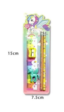 Cartoon Unicorn Student Pencil Set[PD][1Pc]