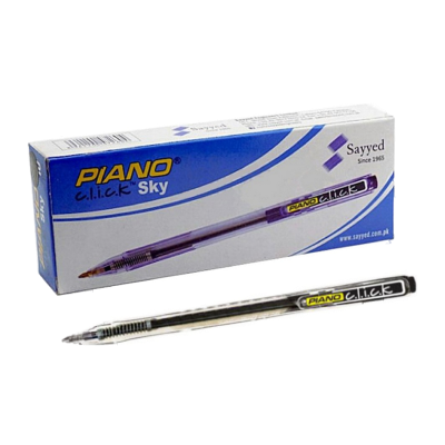 Piano click Sky Black Ball Pen [IS][Box]