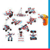 Junior Engineer Kids Construction Tool Kit with Battery Operated Drill | 552PCS [PD]