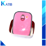 METAL LUNCH BOX PINK [PD][1Pc]