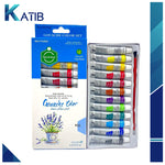 Keep Smiling Gouache Color Set - 12 Colors 12ml [PD][12's Set]