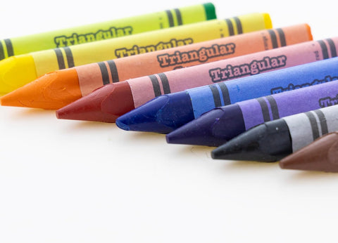 KIDCO 12 COLOR TRIANGULAR CRAYONS [IP]