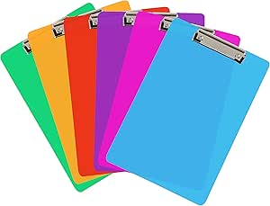 Clip Board Plastic A4 Random Color [PD][1Pc]