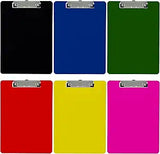 Clip Board Plastic F4 Random Color [IS][1Pc]