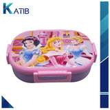 Princess Lunch Box With Two Portions, Spoon & Fork [PD][1Pc]