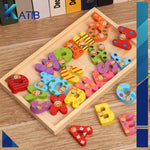 Baby Montessori Boxed Alphabets Blocks Educational Wooden Toys[PD][1Pc]