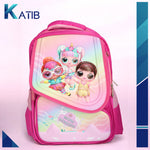 Happy Kids Backpack with Cute Characters Trolly Bag 3 In 1 [PD][1Pc]