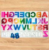 Large Upper Case A To Z Alphabet Resin Mold[1Pc][PD]