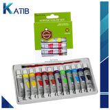 Keep smiling Acrylic Paint Tubes 6ml [PD][12's Set]