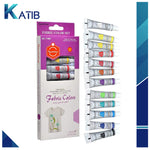 Keep Smiling Fabric Paint Pack of 12 6ml [PD][12's Set]