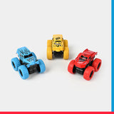 Hot Wheel Pack Of 4 - DIY Speed Launcher Monster Wheel Car Toy [PD]