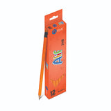 Tick ALIF Orange Eraser tip Pencil 12 PCS Pack (COB)