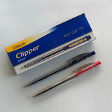 Dollar Clipper Ball Pen Red [IS][1Box]