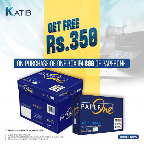 PaperOne All Purpose 80Gsm F4 Printing Paper [1BOX]