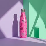 Happy Pink Stainless Steel Water Bottle 500ML [PD][1Pc]